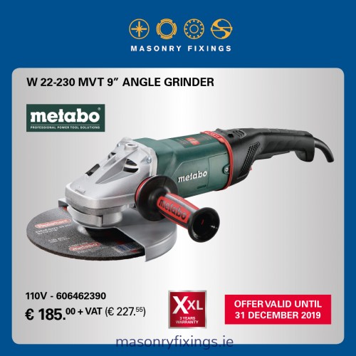 W22-230 Angle Grinder 110v